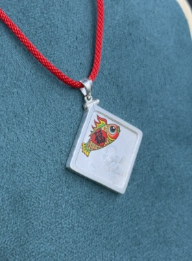 925银订制边框2026年吊坠边框不含币