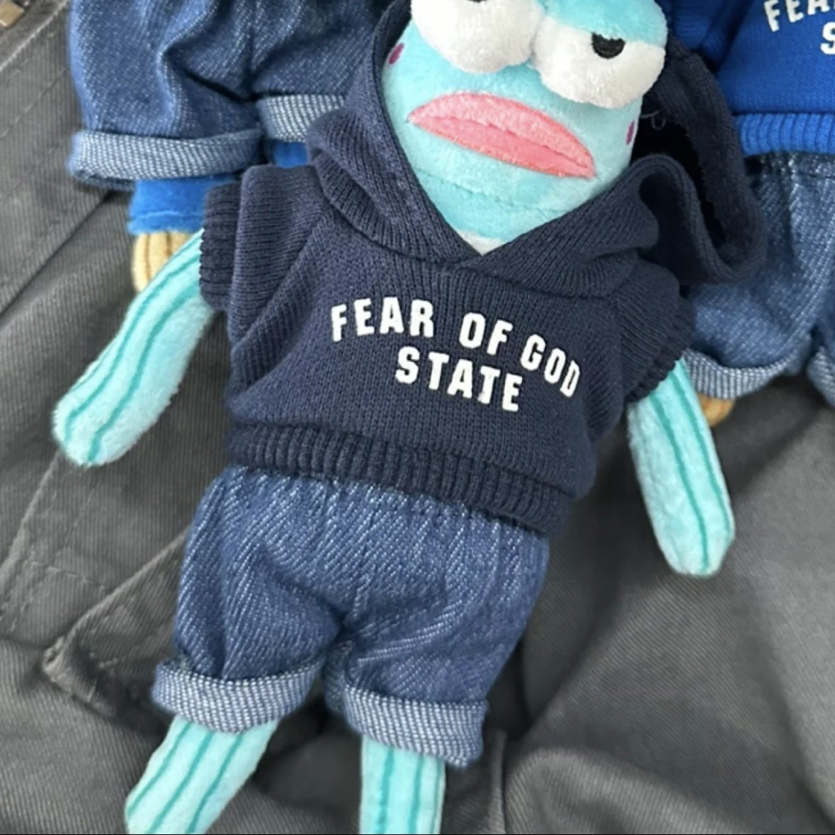 比奇堡居民们娃衣服潮流帽衫连帽卫衣假发瘫瘫鱼打工鱼酷酷鱼套装,淘宝优惠券,粉丝福利购,淘宝优惠卷