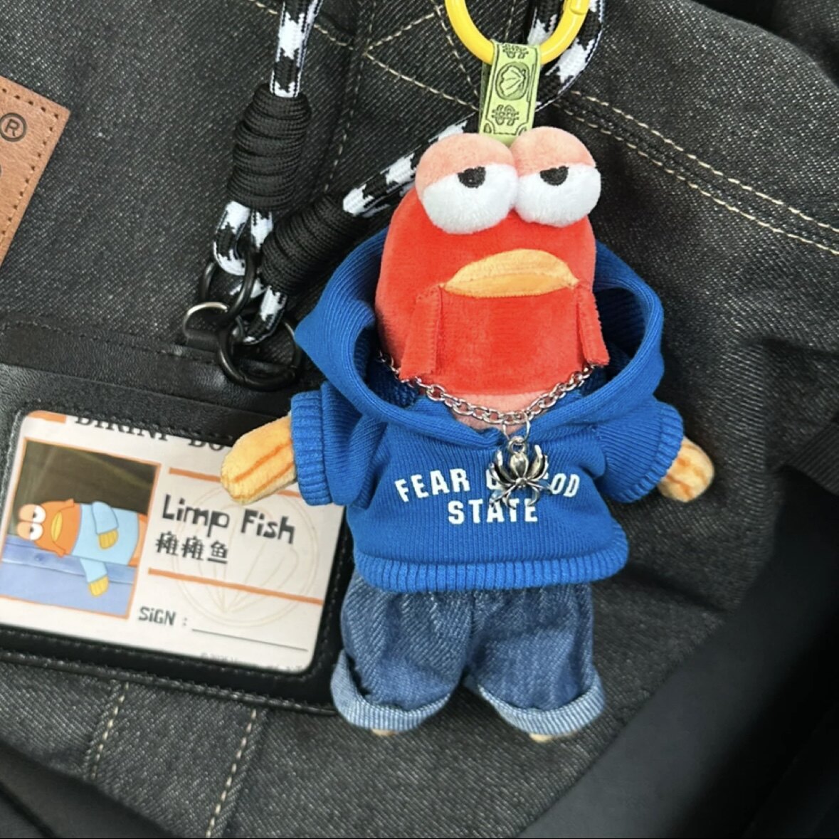 比奇堡居民们娃衣服潮流帽衫连帽卫衣假发瘫瘫鱼打工鱼酷酷鱼套装,淘宝优惠券,粉丝福利购,淘宝优惠卷