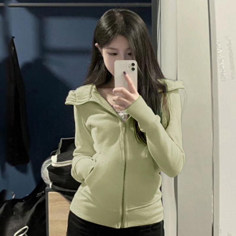 开衫修身卫衣外套女春秋款立领收腰薄款抓绒内胆瑜伽服运动上衣,淘宝优惠券,粉丝福利购,淘宝优惠卷