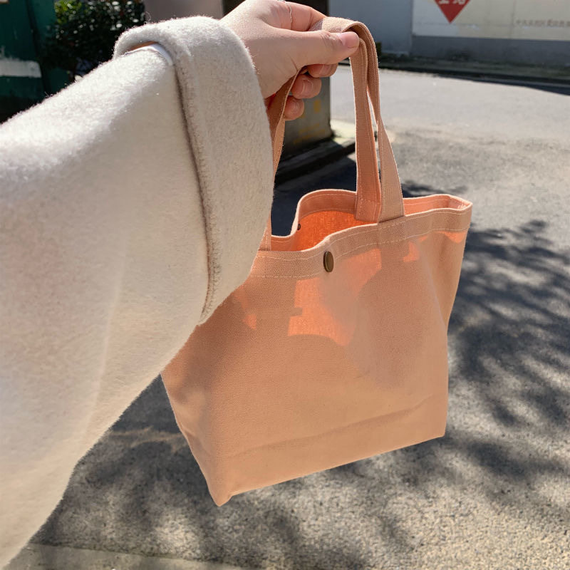 2025新款款帆布包少女心便捷迷你纯色小手提包休闲可爱女日韩 ins,淘宝优惠券,粉丝福利购,淘宝优惠卷