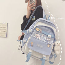 School bag female junior high school 2023 new Korean version original Cebu high school student backpack adorable large capacity double shoulder bag college student