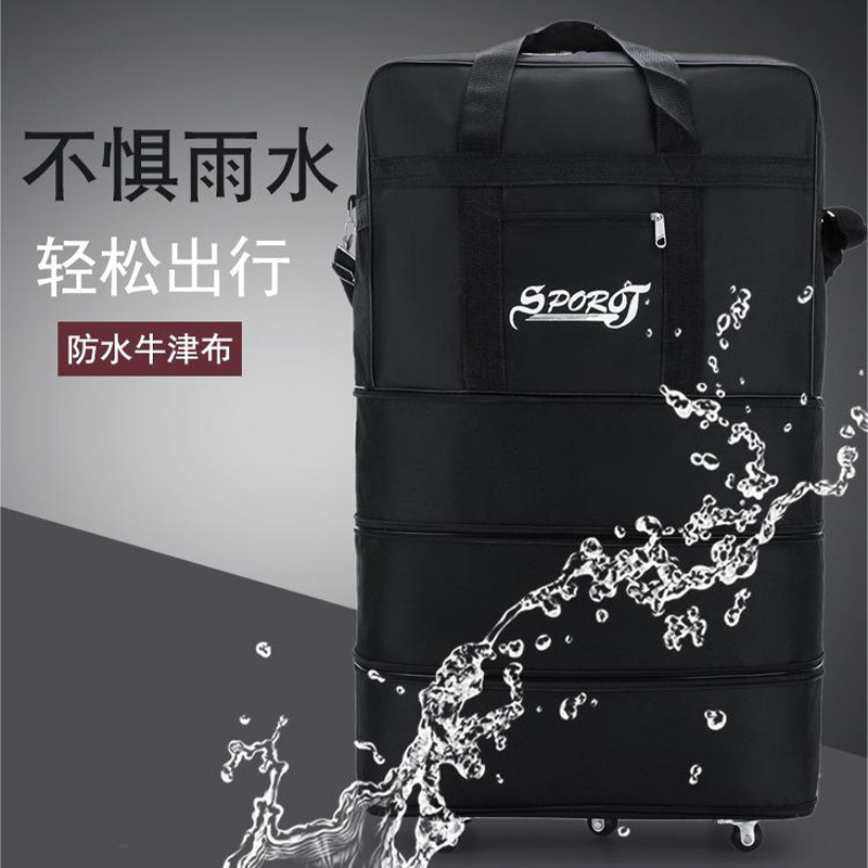 拉杆包短途旅行男女大容量行李包拉杆箱旅行袋旅行包手提旅游包-图2