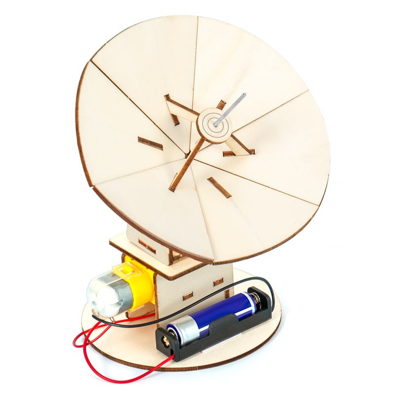 电动雷达探测器模型科技小制作diy教具发明材料模型stem科学实验 - 图3