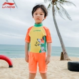 Li Ning, детский купальник для мальчиков, профессиональные быстросохнущие штаны, снаряжение, коллекция 2022, защита от солнца