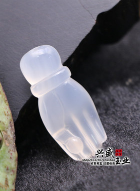 天然冰种玉髓佛手掌上明珠白玛瑙