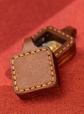 随身小皮壳唐卡擦擦吊坠