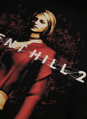 精选好物推荐 寂静岭 2SILENT HILL 2玛丽恐怖经典游戏短袖t恤