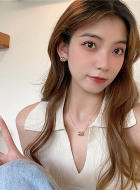 2022年项链耳饰小众金属百搭女