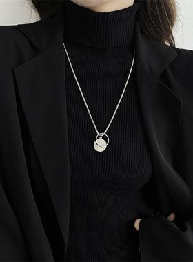 王一博同款项链嘻哈风秋冬新品毛衣链时尚简约百搭网红个性女饰品