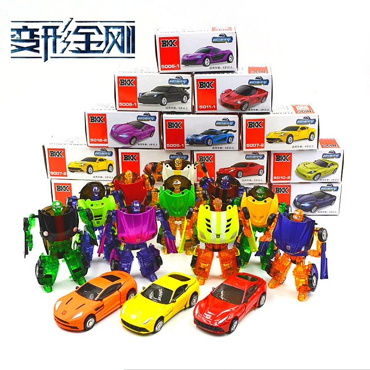 Small transformer, robot, King Kong