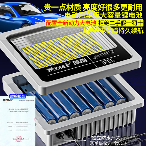 太阳能户外灯家用庭院灯一拖二超亮大功率照明人体感应强光路灯 - 图2