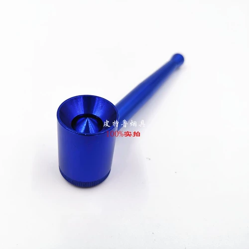 Портативный металлический мундштук, курительная трубка, алюминиевый сплав, подарок на день рождения