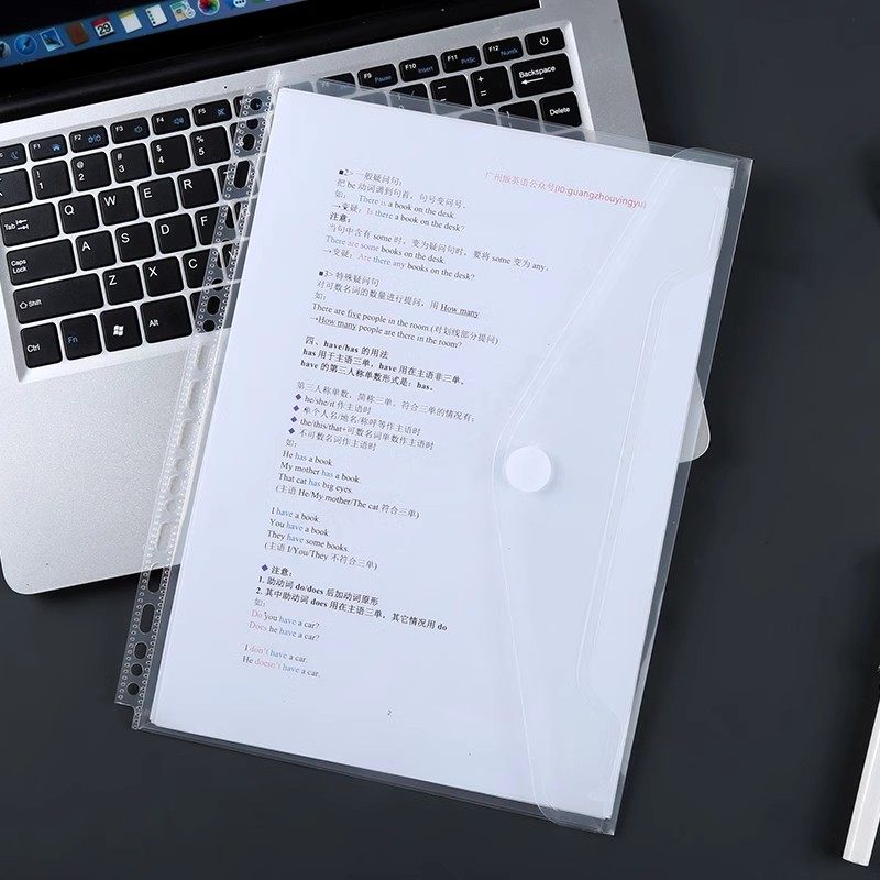 A4活页夹专业插页袋活页袋文件袋可装活页夹活页文件册竖版横版加厚收纳袋通用孔夹活页袋透明按扣袋试卷收纳,淘宝优惠券,粉丝福利购,淘宝优惠卷