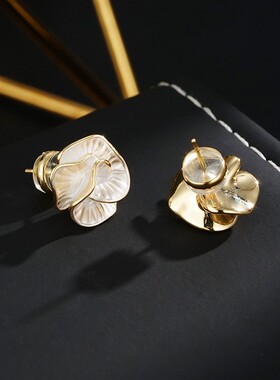 山茶花朵珍珠项链女叠戴配饰品