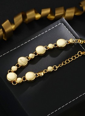 多巴胺珍珠彩色锆石手链女手串女