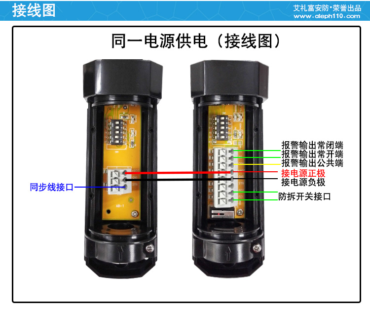 艾礼富韦尔数字变频红外光栅 户外红外线防盗对射报警器门窗安防 - 图3