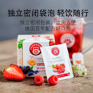 12.9*12包Teekanne进口6口味水果茶茶包组合