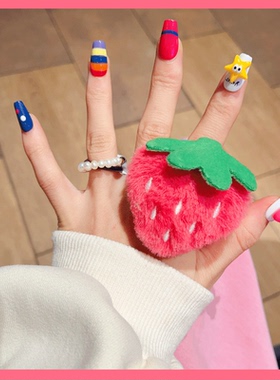 其他女毛绒日韩可爱戒指