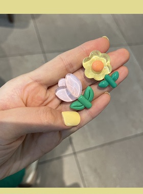 绿森林女亚克力韩国风透明