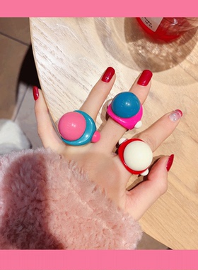 其他女树脂日韩可爱戒指