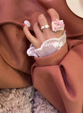 可爱戒指女卡通混合实惠