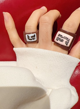 绿森林女亚克力日韩夸张