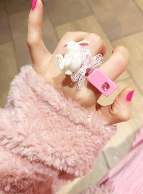 其他女树脂日韩可爱戒指