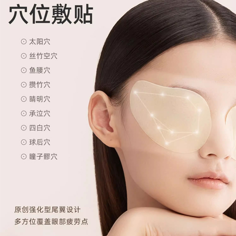珍视明眼贴膜缓解疲劳干涩冰敷叶黄素青少年中老年正品淡化黑眼圈-图1