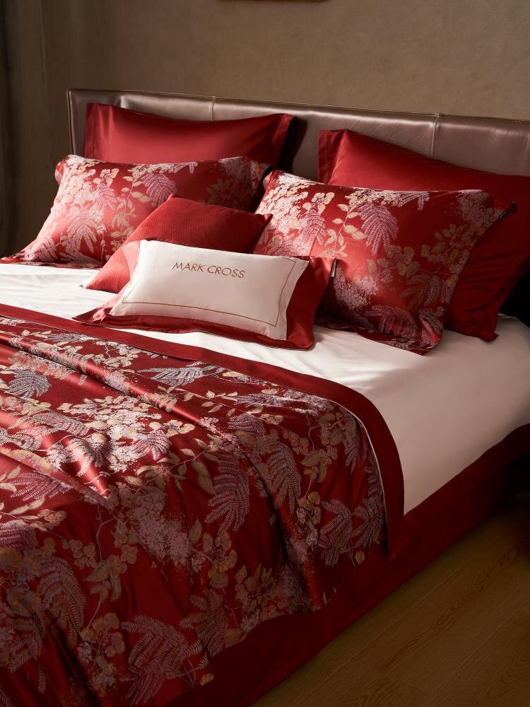 160支色织提花高档西式婚庆四件套高端婚房长绒棉结婚被床上用品,淘宝优惠券,粉丝福利购,淘宝优惠卷