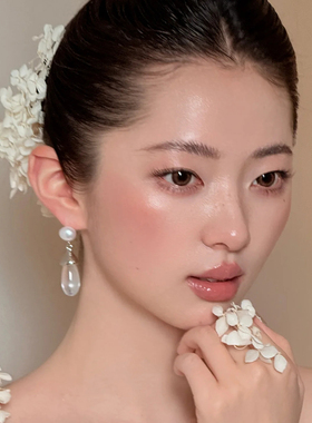 韩式优雅新娘花朵发饰