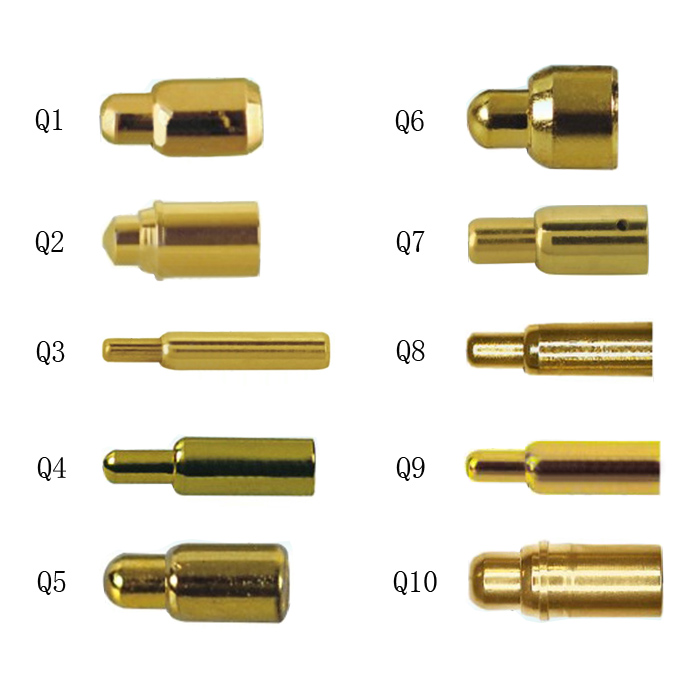大电流pogopin弹簧顶针导电铜针触点连接器伸缩充电触头探针铜柱 - 图1