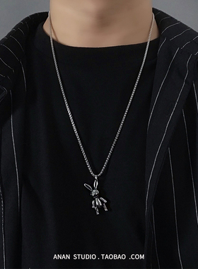 新款不掉色小兔子INS吊坠毛衣