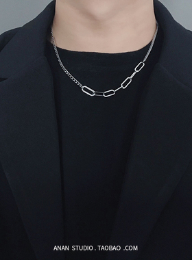 【anan】原创设计街头拼接项链