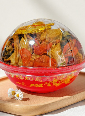 传统春节拜神摆件大小斋碗素菜