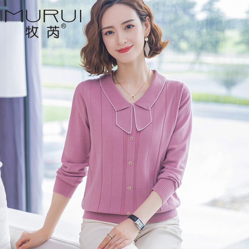 2020套头上衣服毛衣 牧芮中老年女装