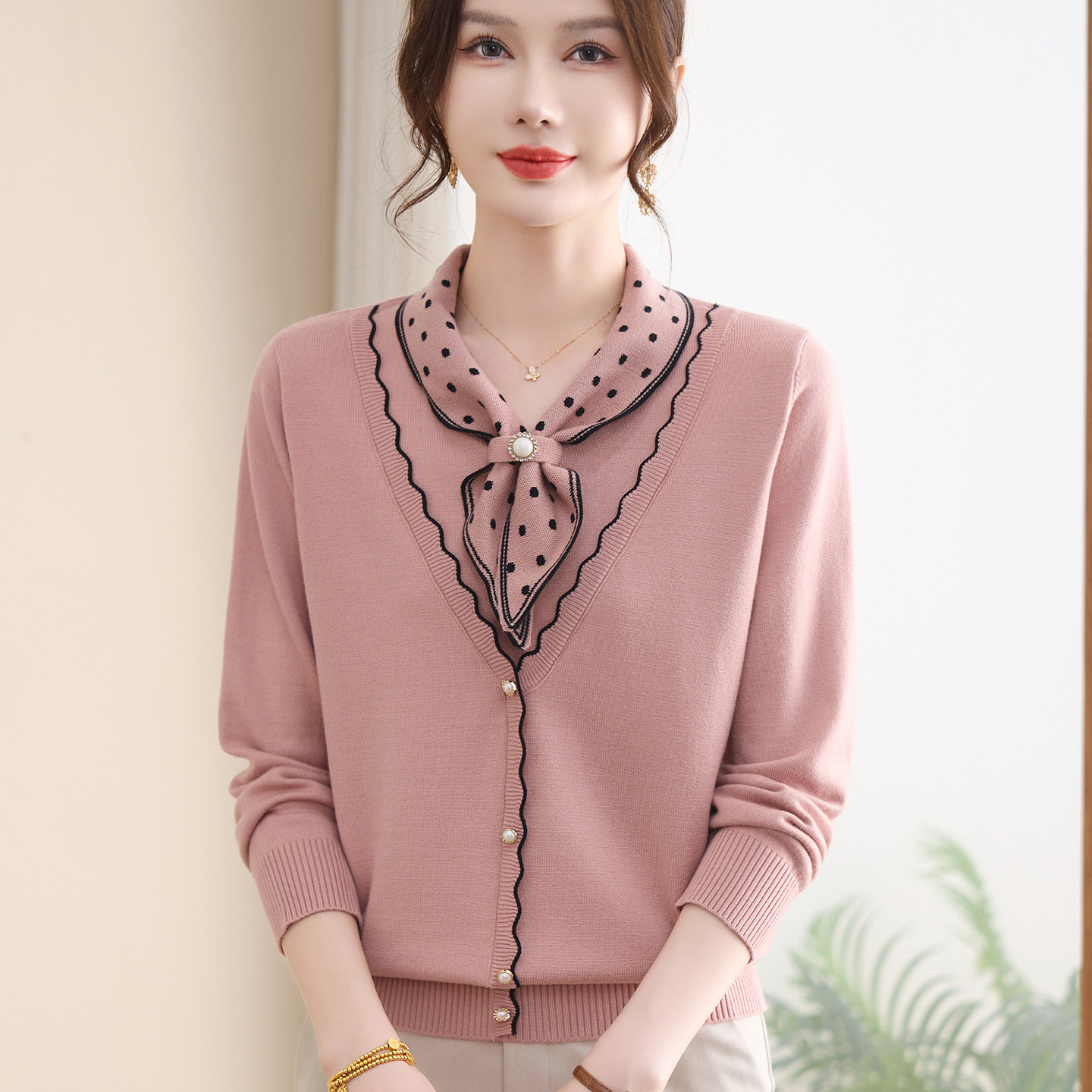 妈妈秋装洋气高贵打底小衫中年女装针织上衣服中老年秋冬装毛衣,淘宝优惠券,粉丝福利购,淘宝优惠卷