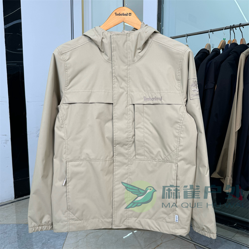 24春季新款Timberland添柏岚男户外防风夹克防水冲锋衣外套A695W