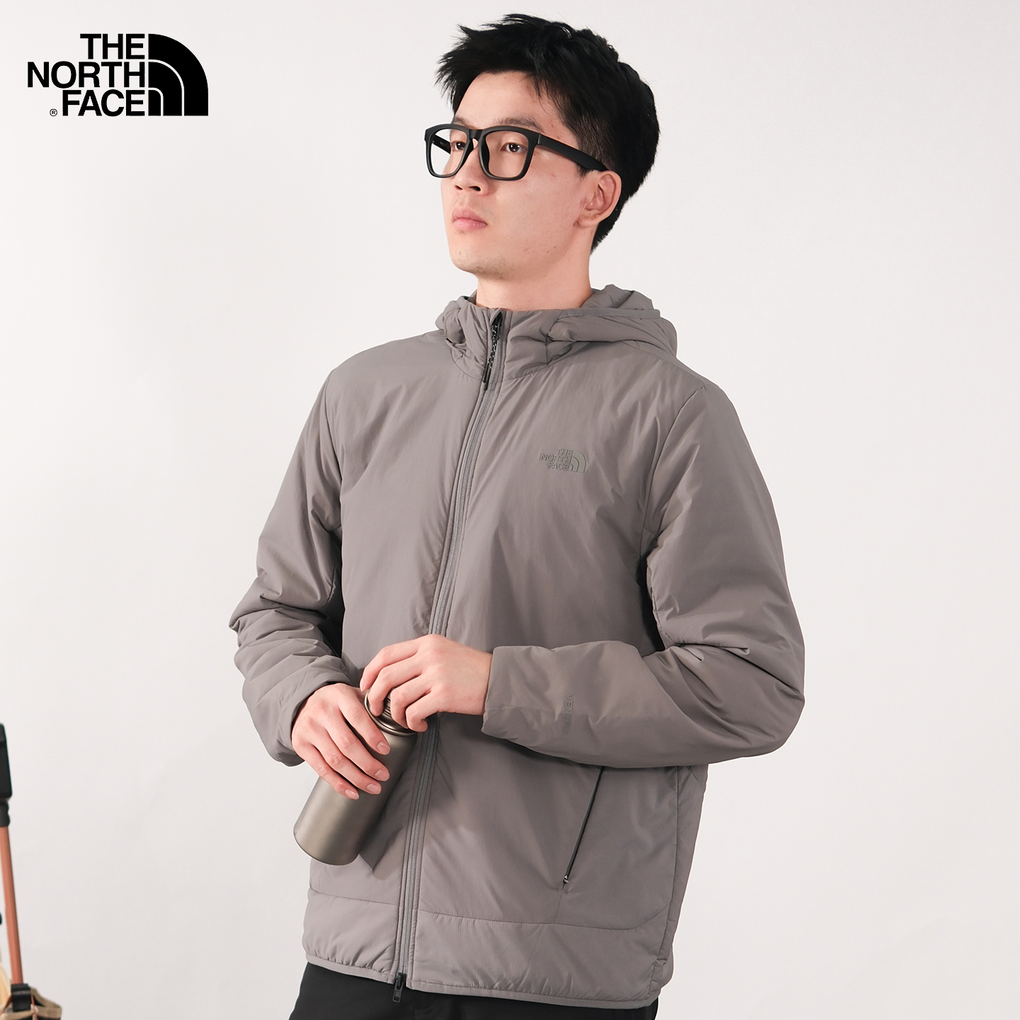 25秋冬新款款TheNorthFace北面户外男子休闲防泼水保暖棉服 8FJ6 - 图2