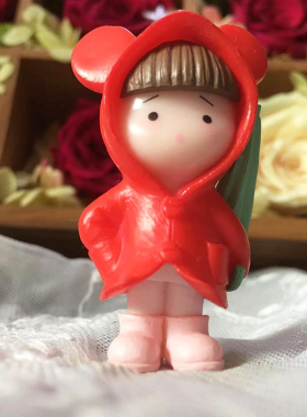 可爱女孩公仔小配件diy奶油胶