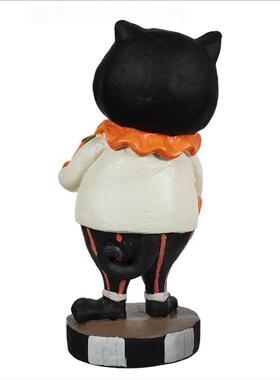 跨境 Football Pumpkin Decor 树脂摆件万圣节装饰品家居小摆件