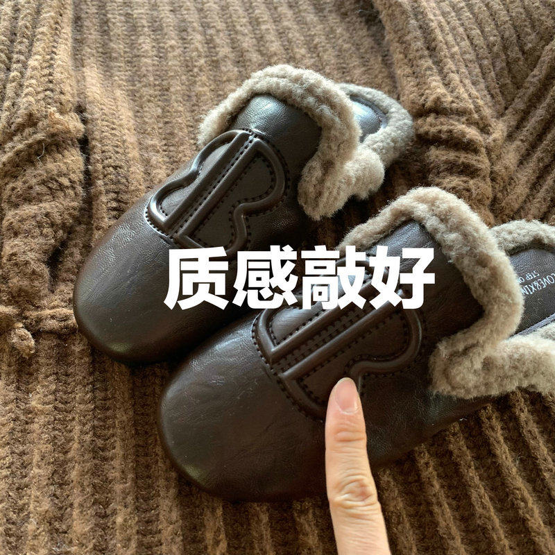 冬日美拉德色系~INS温柔热巧晚风包头拖圆头经典毛毛拖时髦精B备,淘宝优惠券,粉丝福利购,淘宝优惠卷