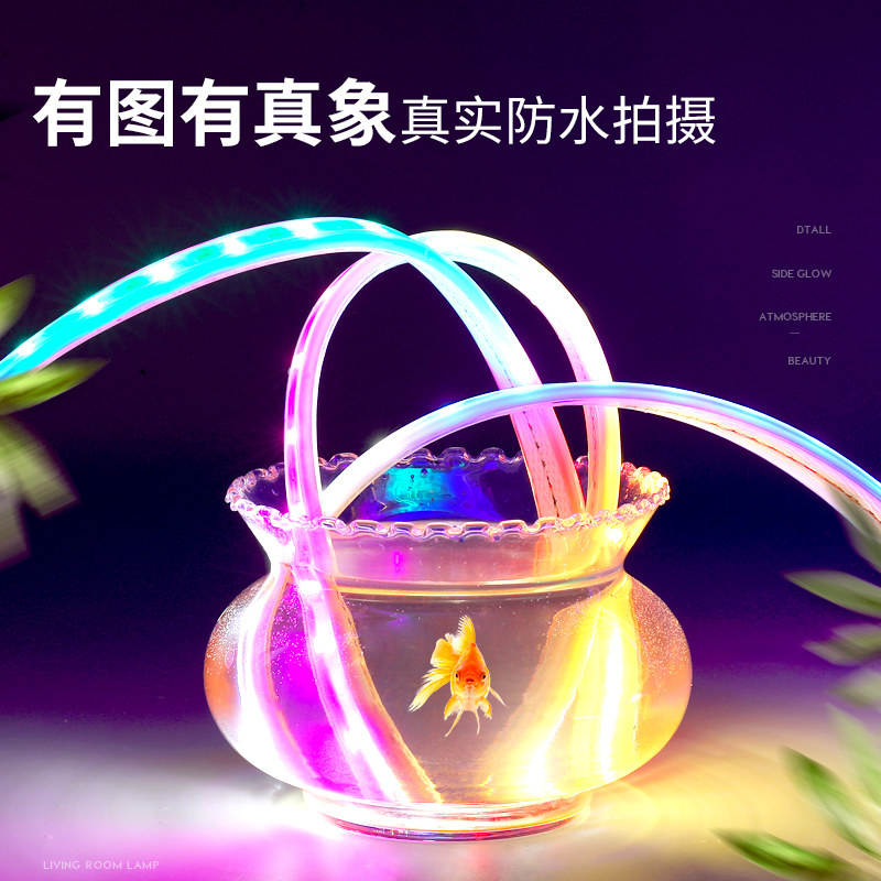 跑马灯带led客厅室内吊顶彩色七彩变色户外超亮防水智能220v霓虹,淘宝优惠券,粉丝福利购,淘宝优惠卷