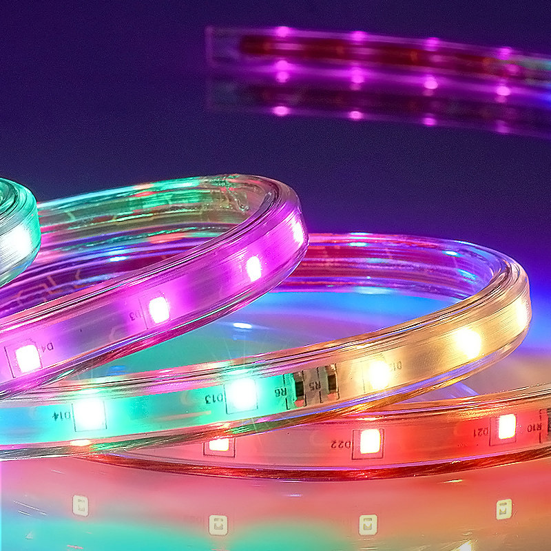 跑马灯带led客厅室内吊顶彩色七彩变色户外超亮防水智能220v霓虹,淘宝优惠券,粉丝福利购,淘宝优惠卷