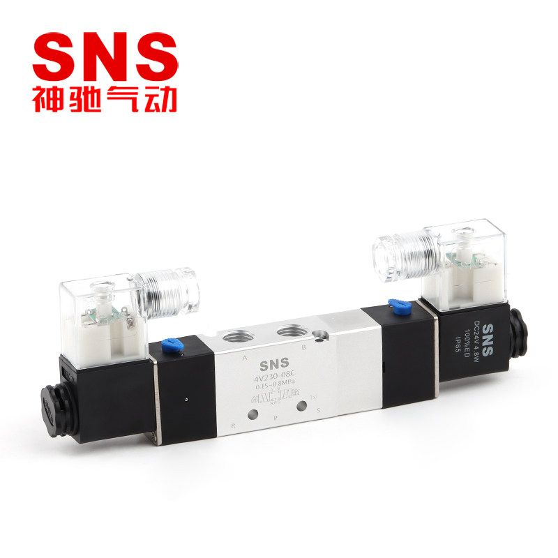 sns神驰4v230-06气动开关电磁12v气阀220v二位五通24v控制器电阀,淘宝优惠券,粉丝福利购,淘宝优惠卷