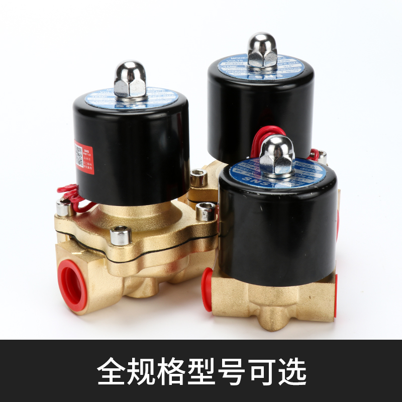 常闭电磁阀水阀ac220v气阀全铜dc24vdc12v2分3分4分6分1寸2寸控制 - 图1