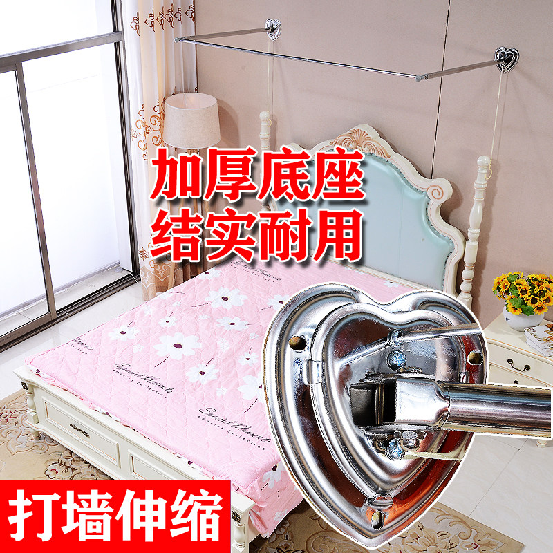 加粗加厚不锈钢伸缩钓鱼竿蚊帐支架杆1.5米床1.8m三开门单门蚊帐,淘宝优惠券,粉丝福利购,淘宝优惠卷