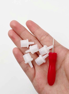 美睫睫毛胶水通瓶针大号+瓶嘴5个美睫胶疏通针胶水开瓶针