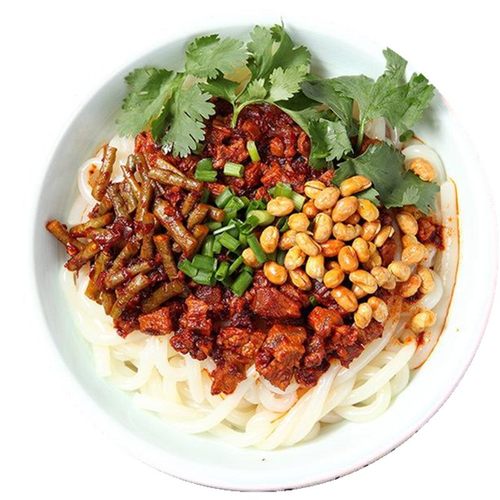新疆特产吴家吴佳拌米粉酱微辣速食鸡肉牛肉酱爆辣炒米粉美食特产 - 图3