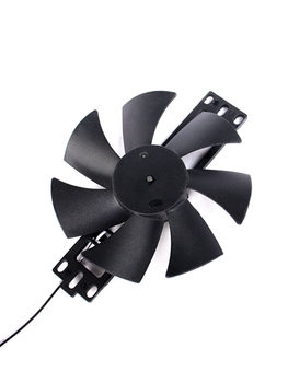 ເຫມາະສໍາລັບ Midea ແລະຍີ່ຫໍ້ອື່ນໆຂອງ induction cooker ພັດລົມ 18V ເຕົາ ceramic ໄຟຟ້າ cooling fan ແຜ່ນໃບຄ້າຍຄືຕົ້ນສະບັບ 11 cm